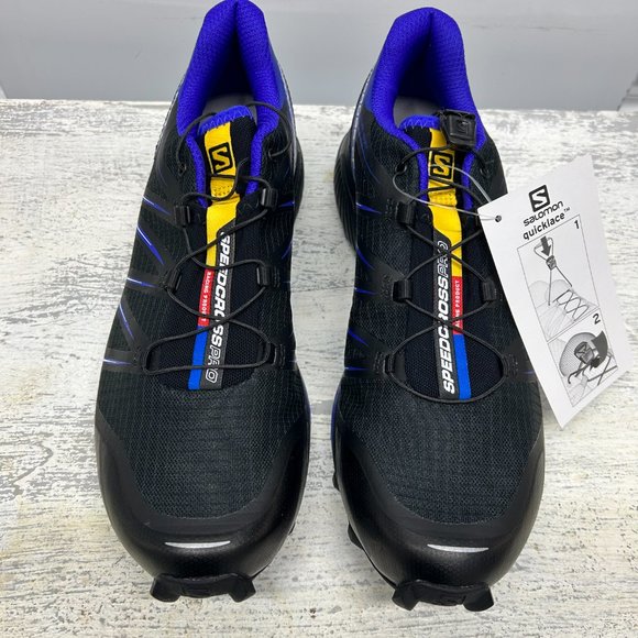 Salomon Speedcross ProW: Conquer Trails in Style with Black Spectrum Ble - Picture 2 of 7